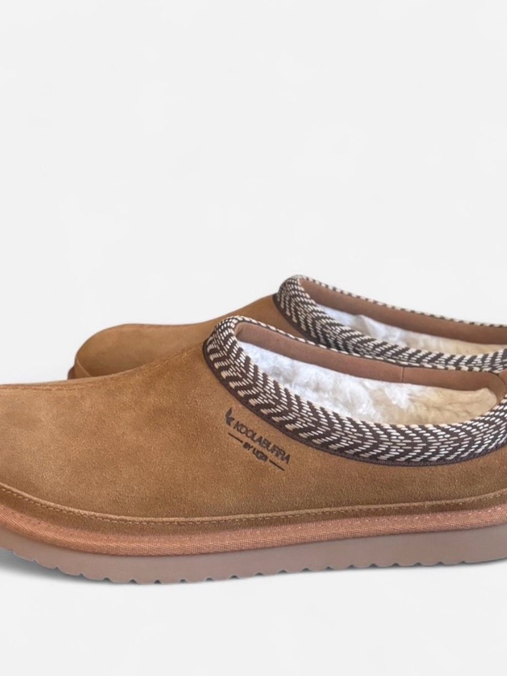 Koolaburra Brown Suede Slip-On Loafers - Picture 2 of 6